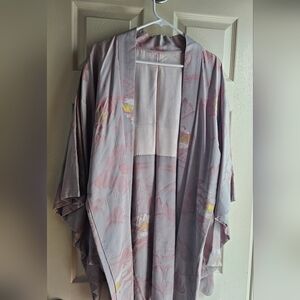 Vintage Authentic Japanese Women's Haori Silk Kimono